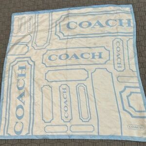 Coach silk scarf